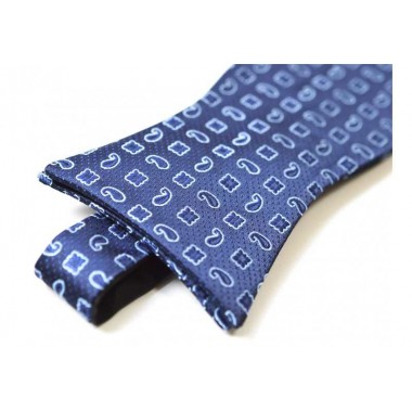 Papion self-tie albastru PIERA